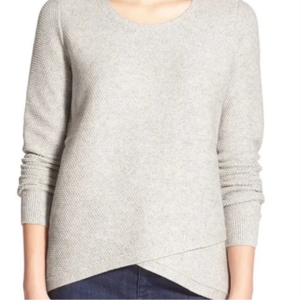Madewell Feature Pullover Sweater Oatmeal Size XS